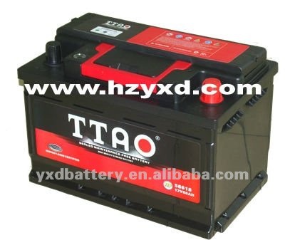 TTAO car battery 12v high quality starter battery